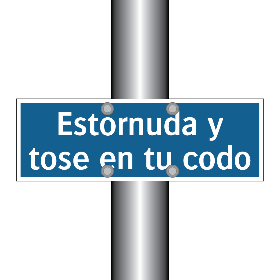 Estornuda y tose en tu codo
