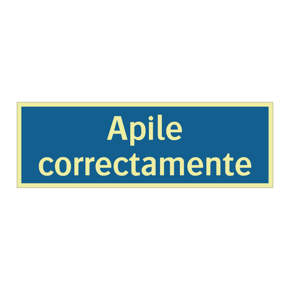 Apile correctamente