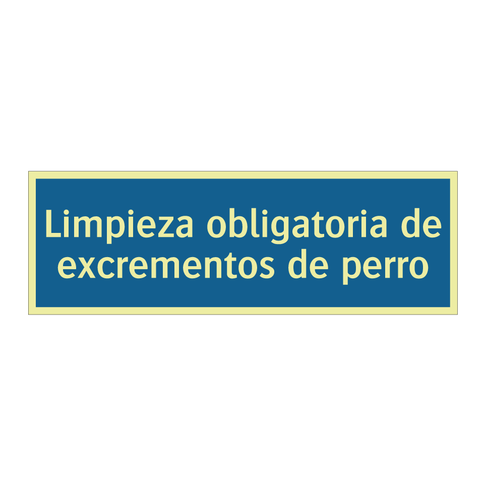 Limpieza obligatoria de excrementos de perro