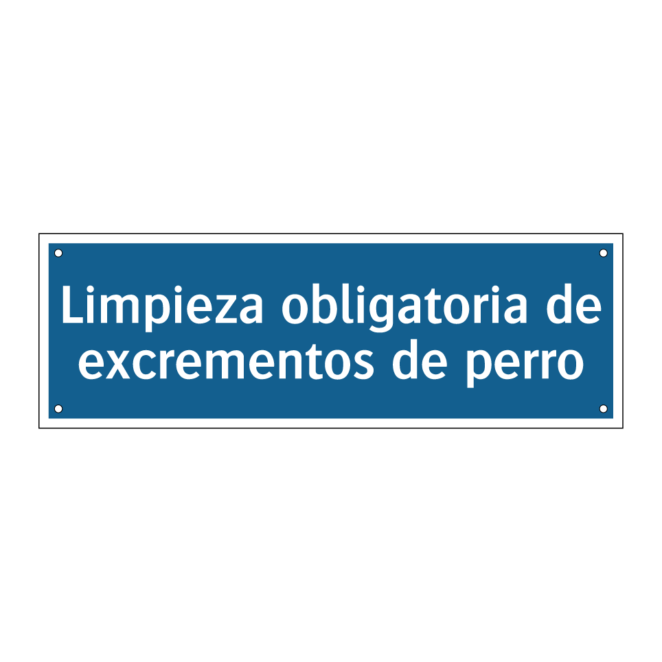 Limpieza obligatoria de excrementos de perro
