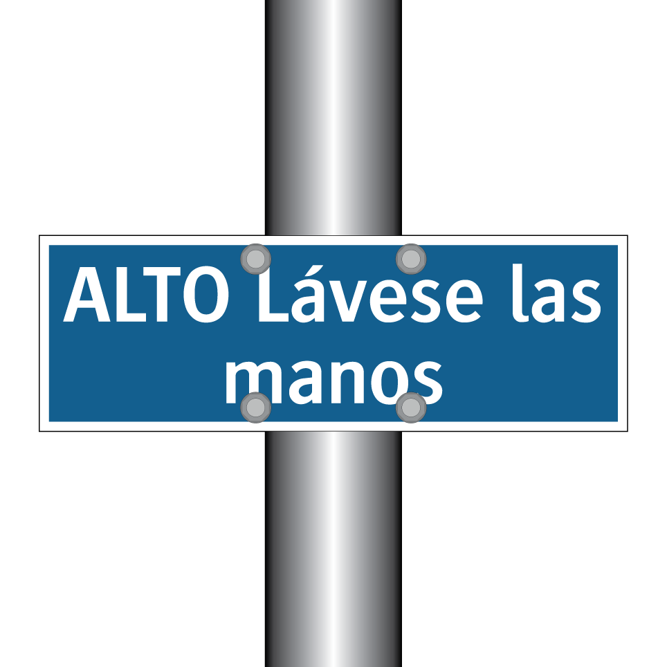 ALTO Lávese las manos