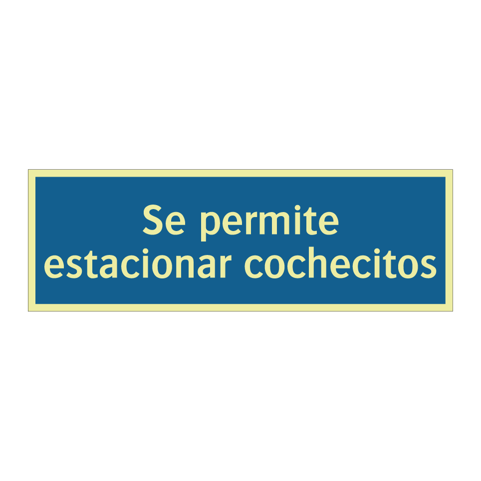 Se permite estacionar cochecitos