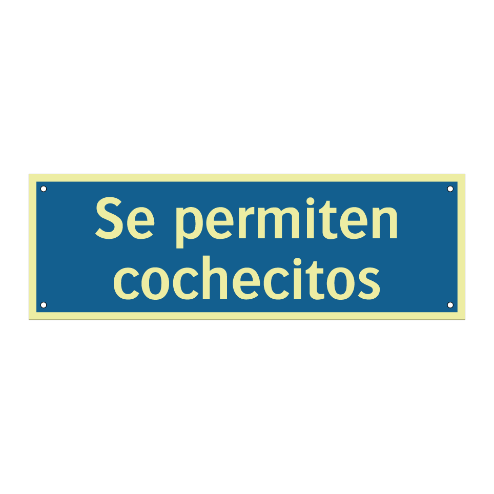Se permiten cochecitos