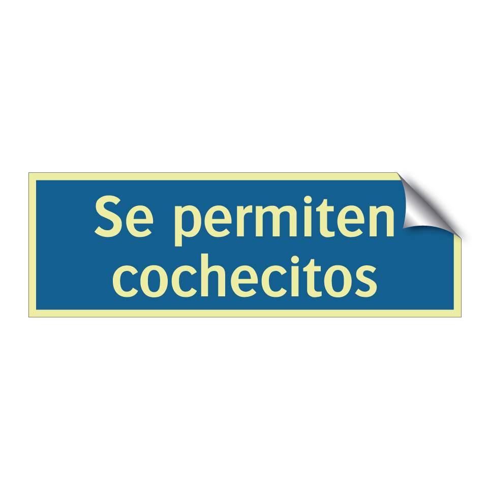 Se permiten cochecitos