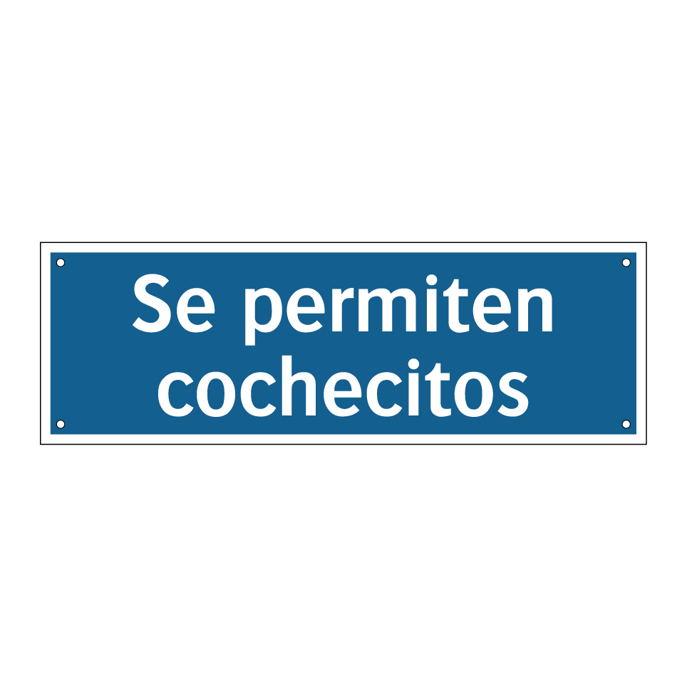Se permiten cochecitos