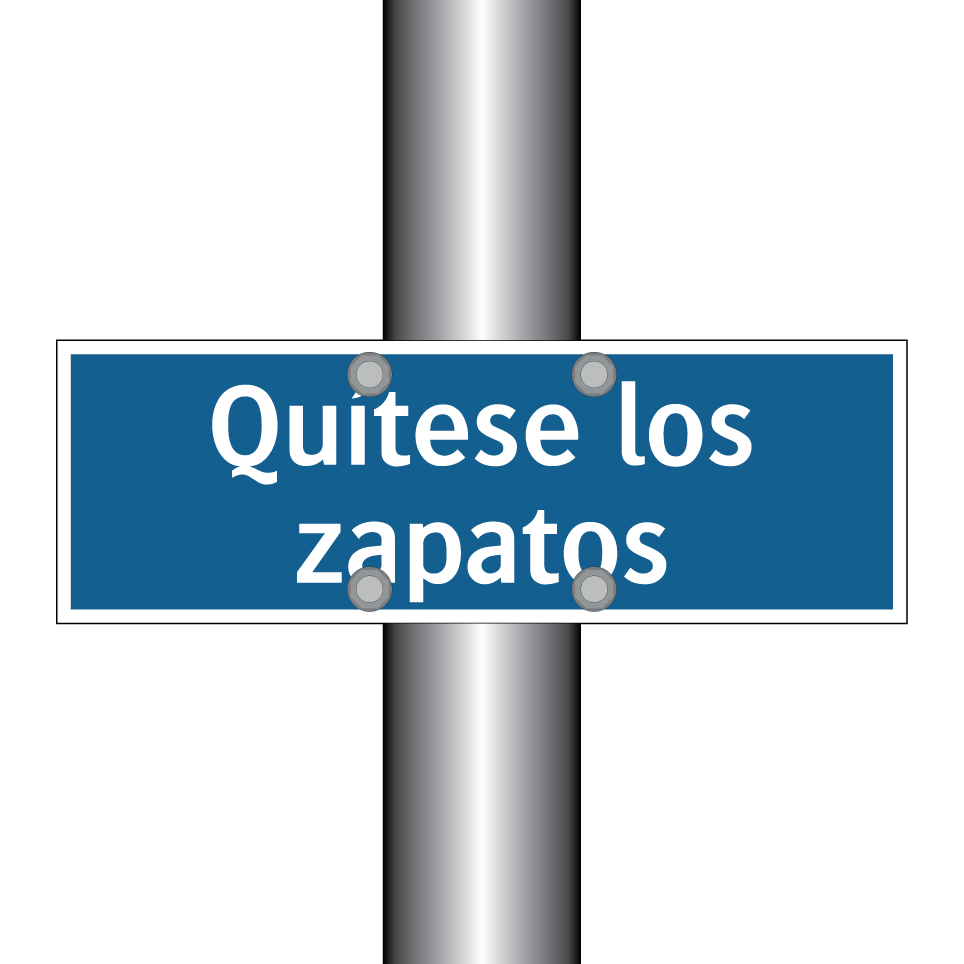 Quítese los zapatos