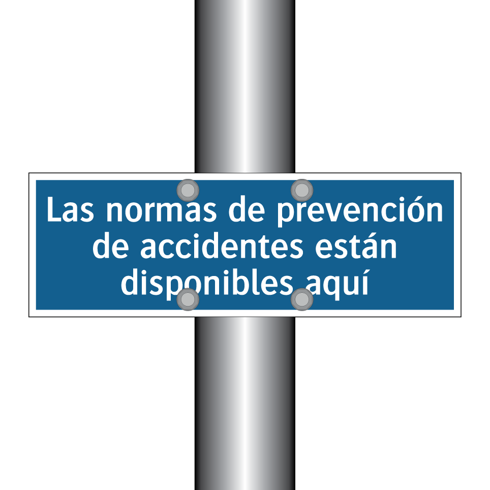 Las normas de prevención de accidentes están disponibles aquí
