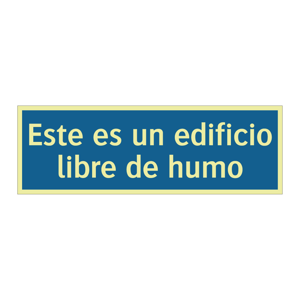 Este es un edificio libre de humo