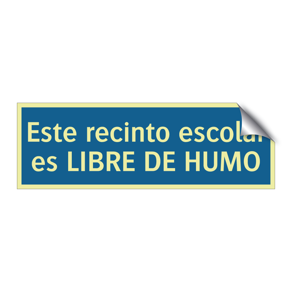 Este recinto escolar es LIBRE DE HUMO