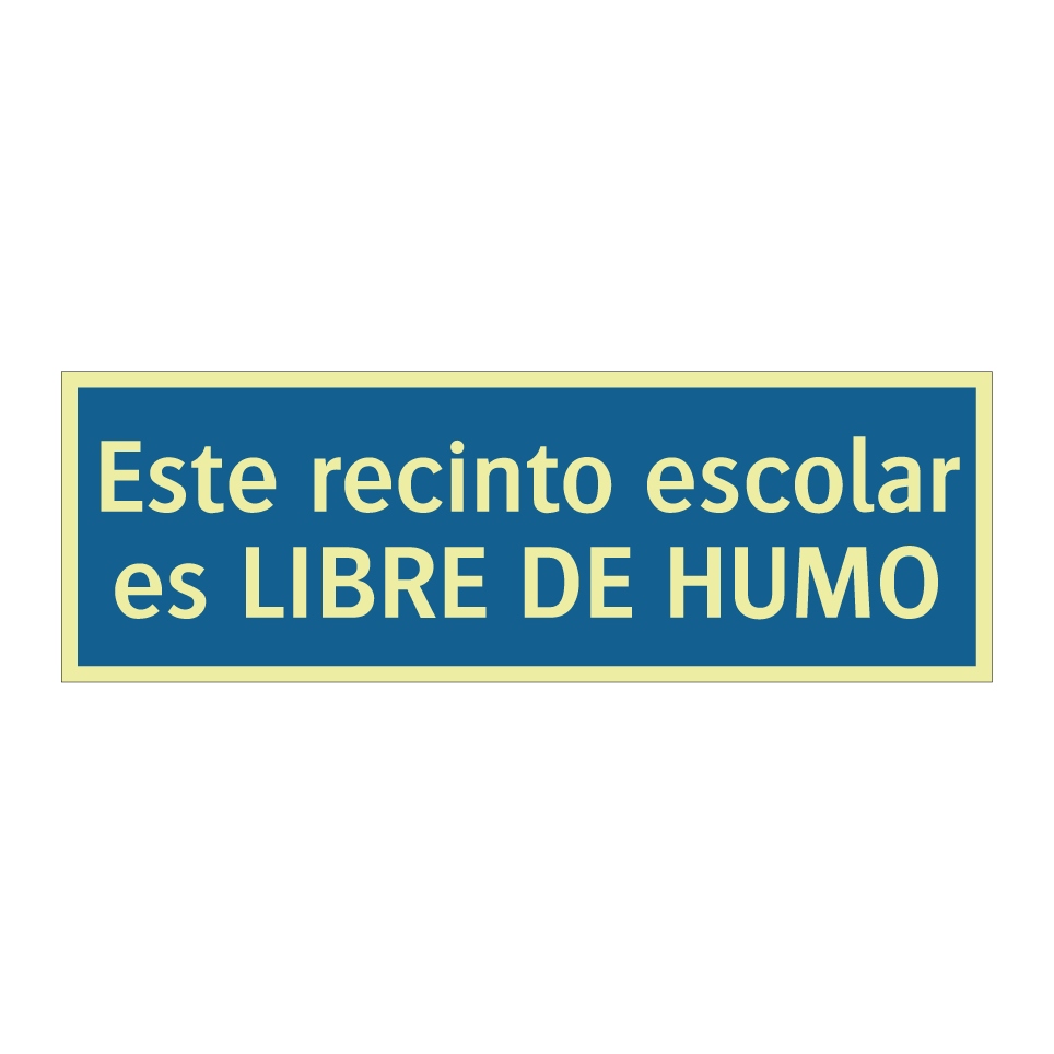 Este recinto escolar es LIBRE DE HUMO