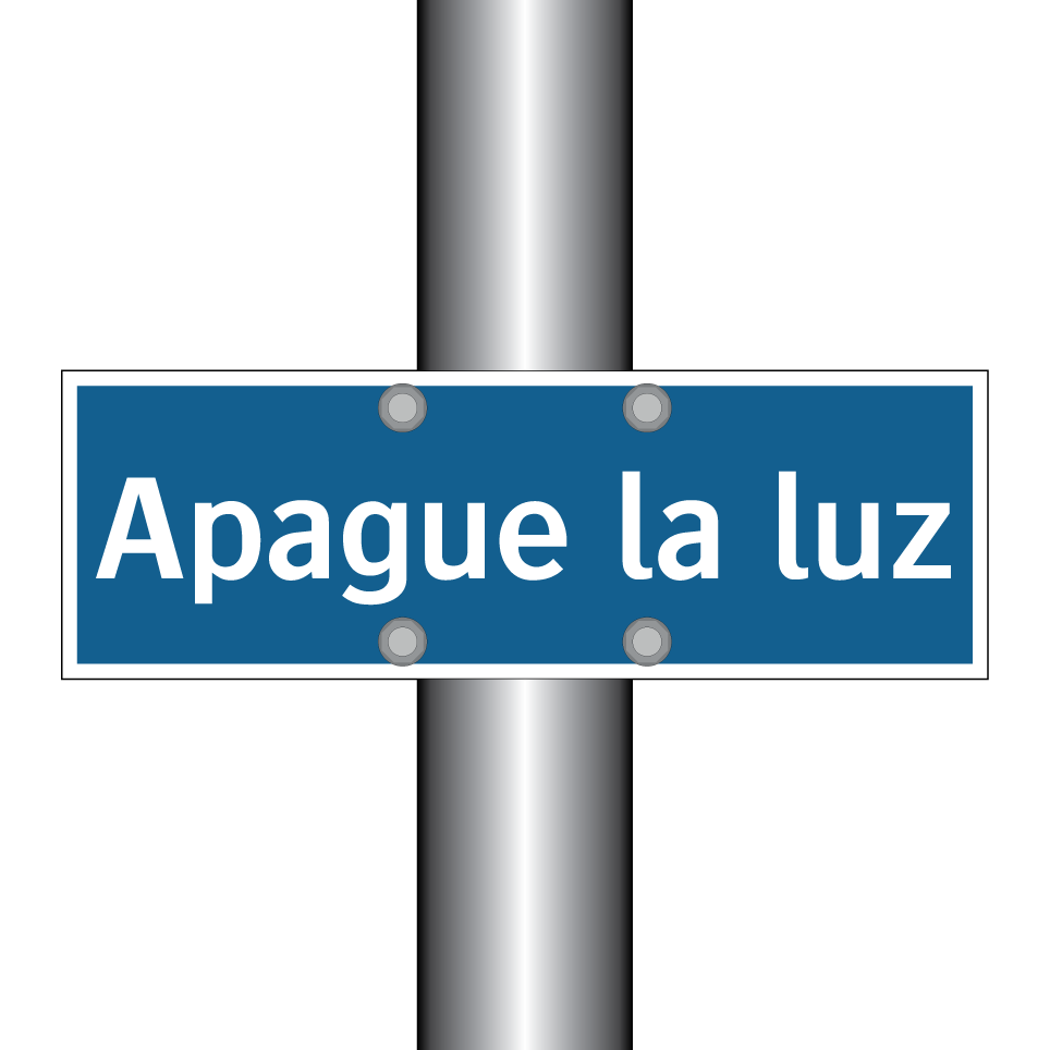 Apague la luz