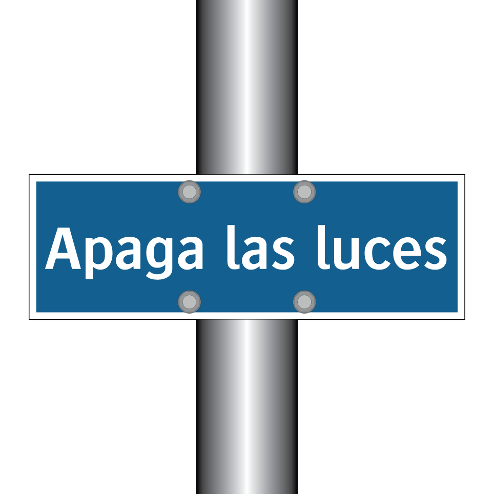 Apaga las luces