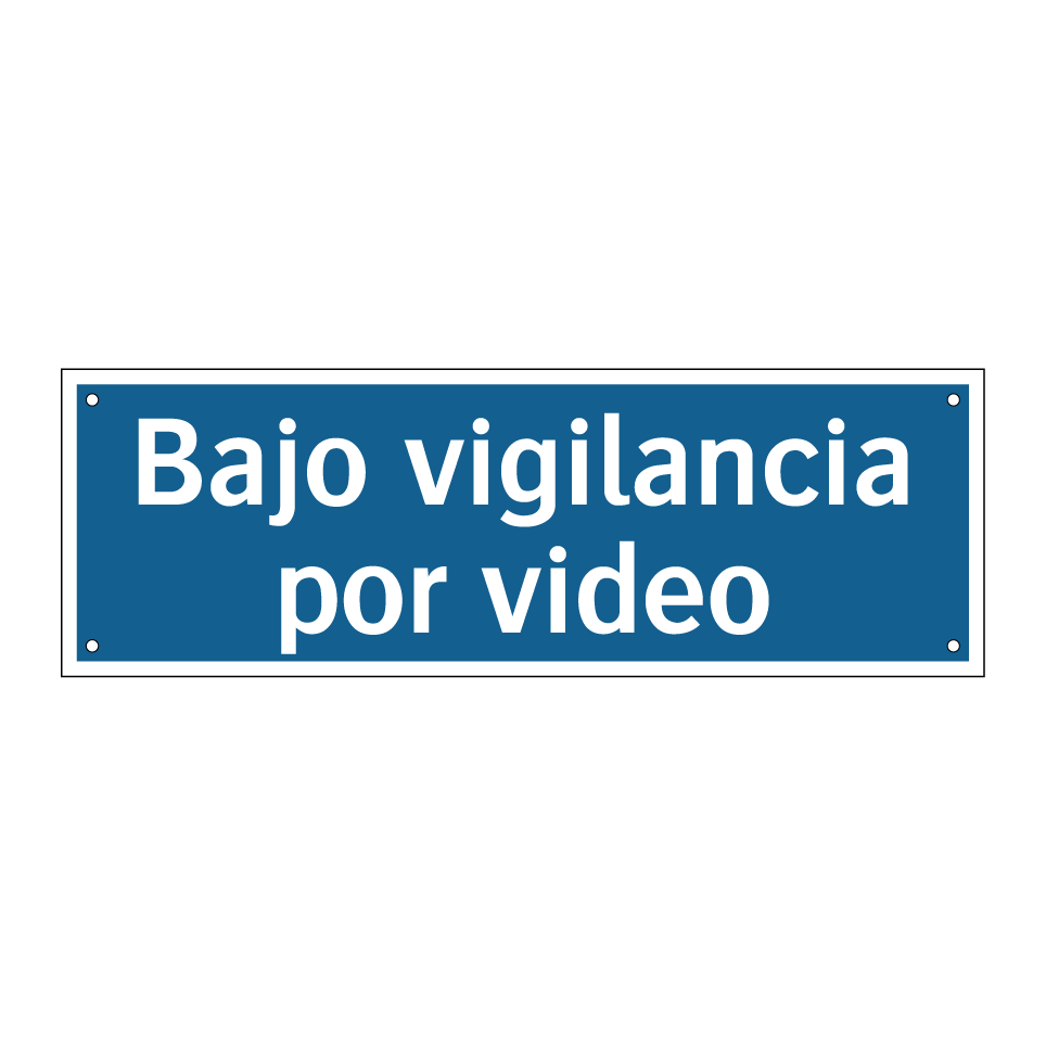 Bajo vigilancia por video