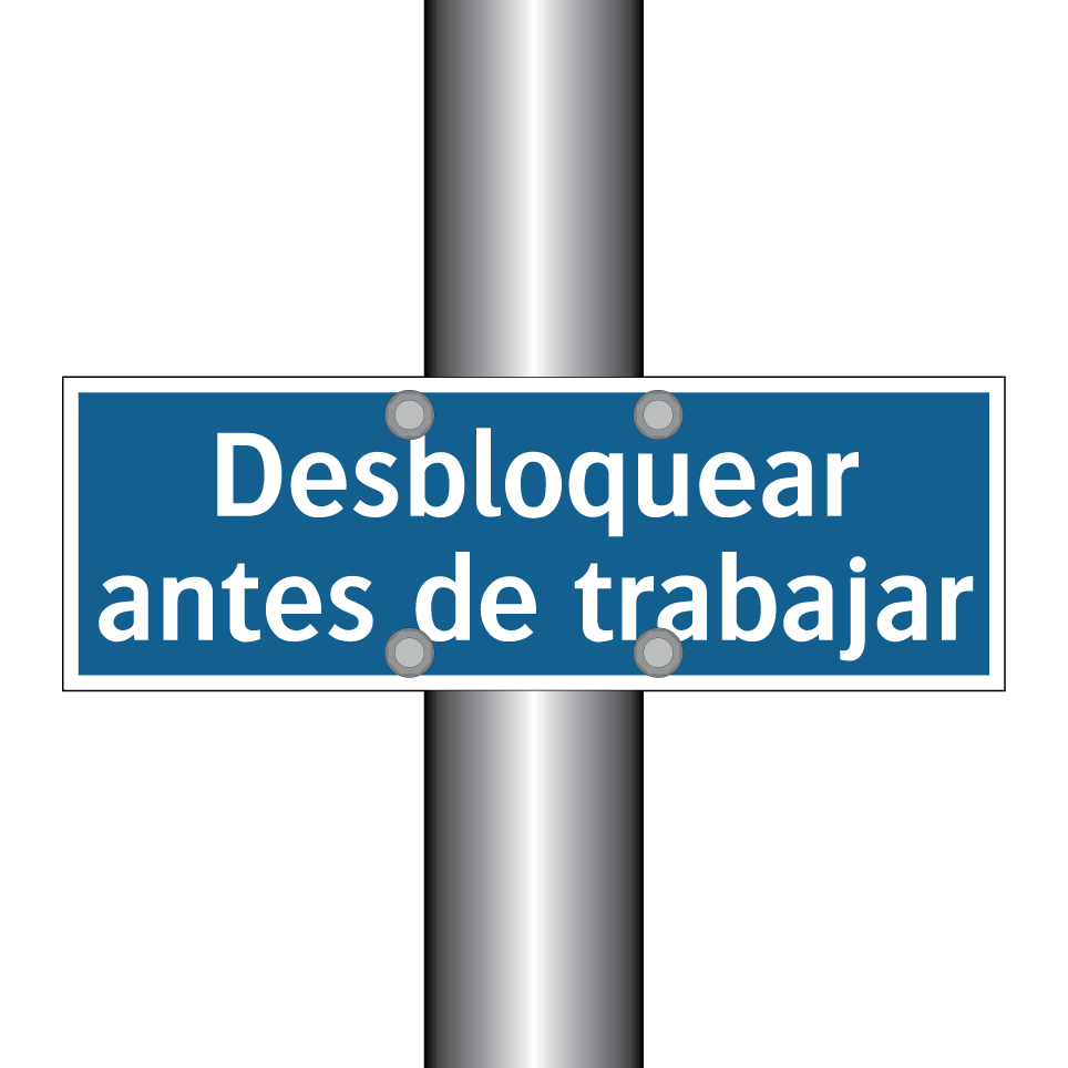 Desbloquear antes de trabajar