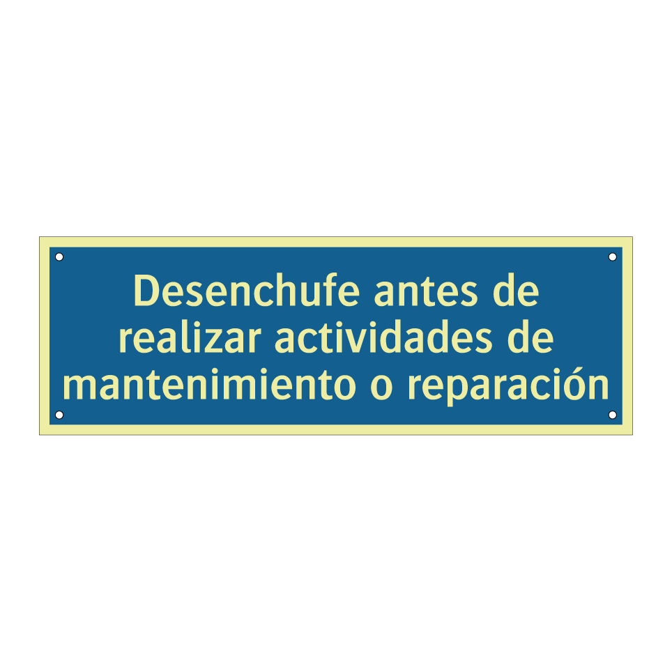 Desenchufe antes de realizar actividades de mantenimiento o reparación