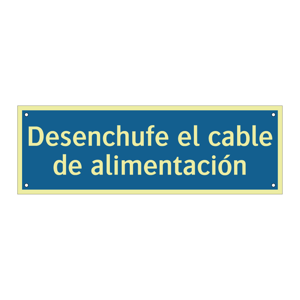 Desenchufe el cable de alimentación