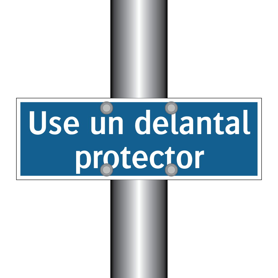 Use un delantal protector