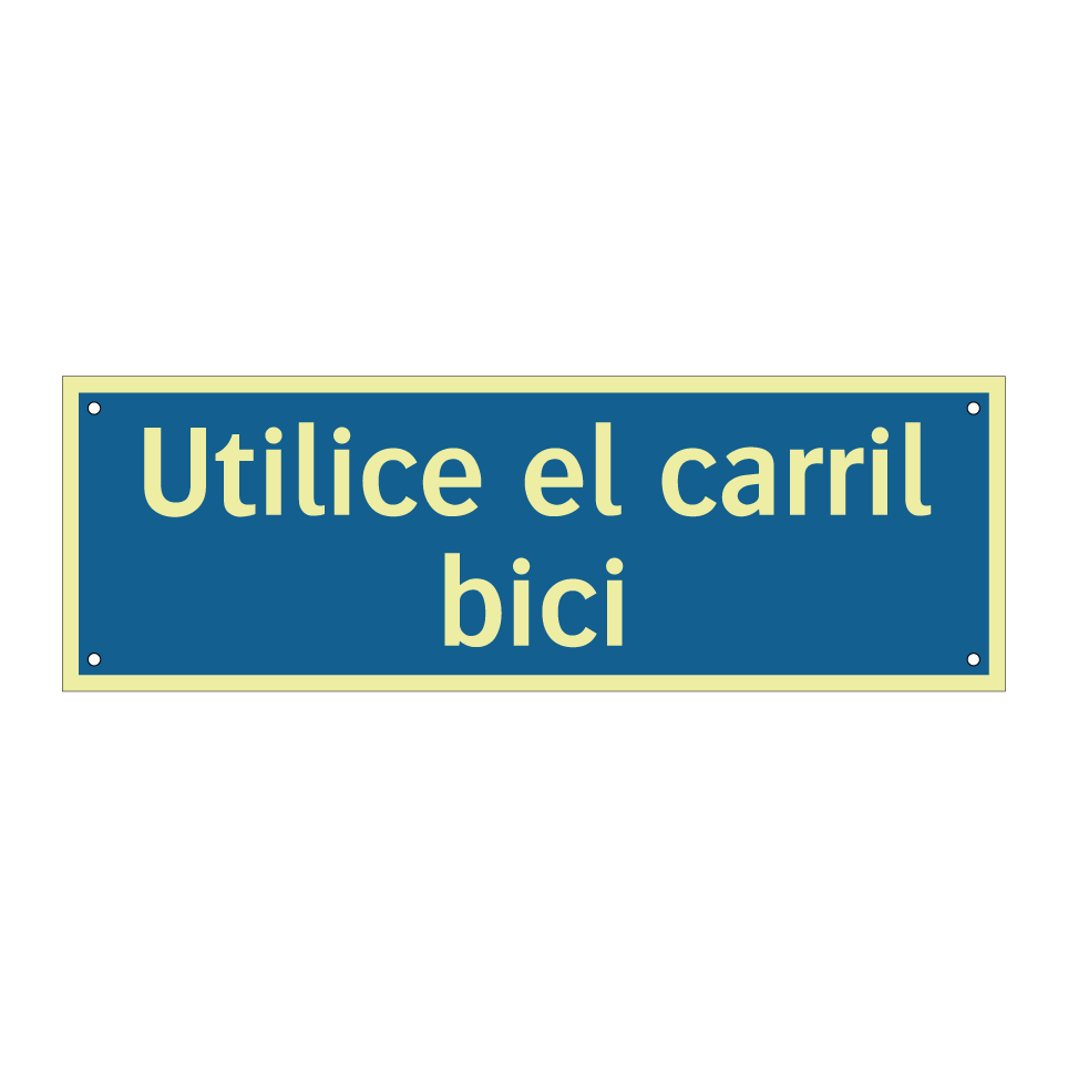 Utilice el carril bici