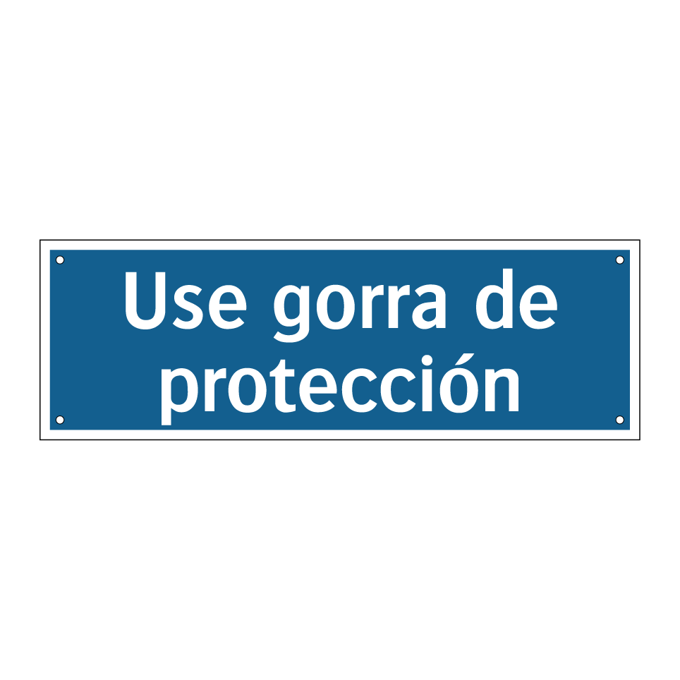 Use gorra de protección