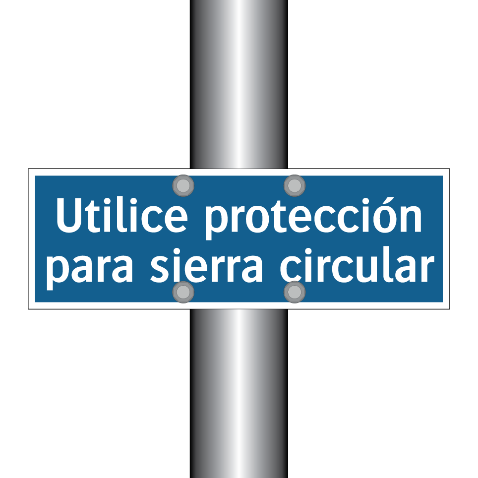 Utilice protección para sierra circular
