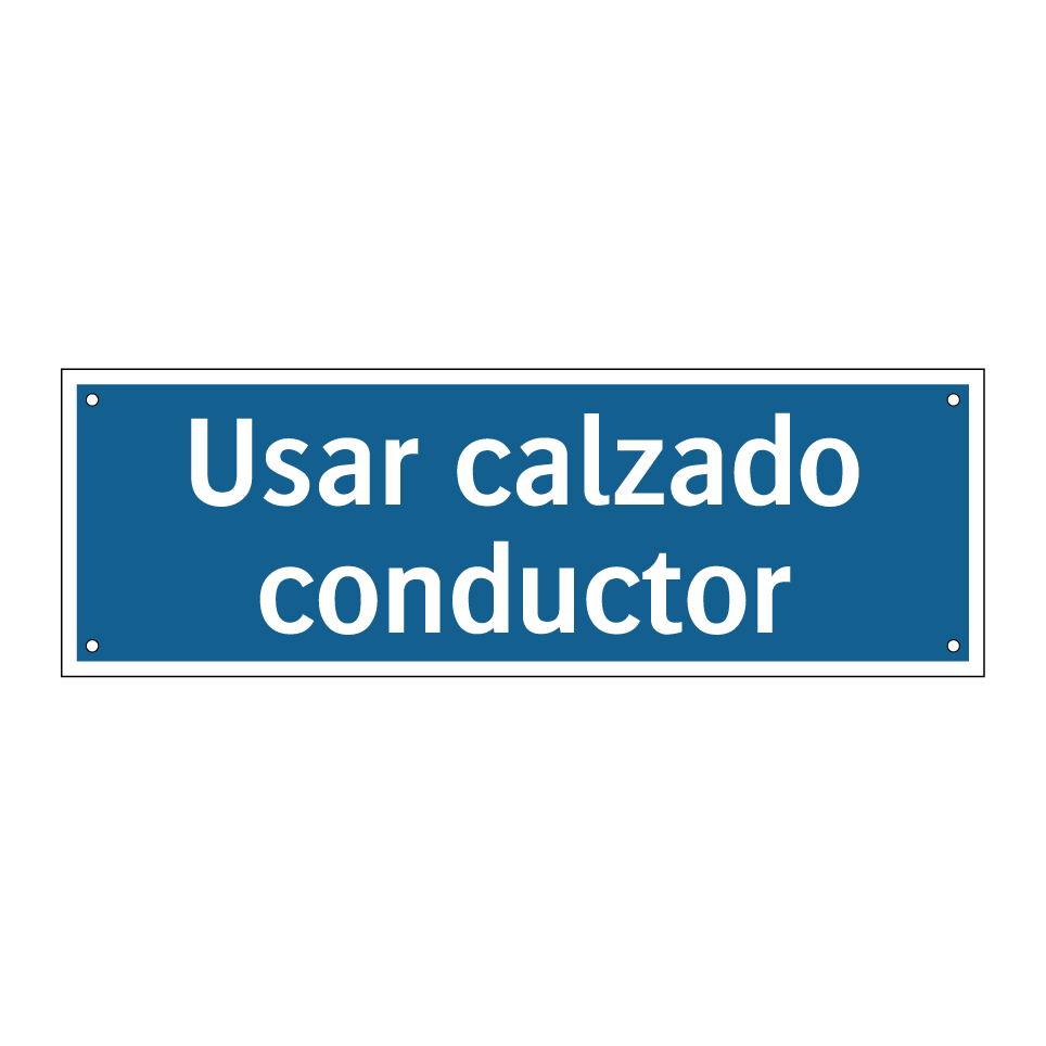 Usar calzado conductor
