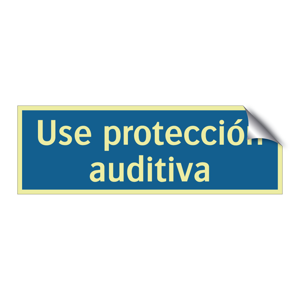 Use protección auditiva