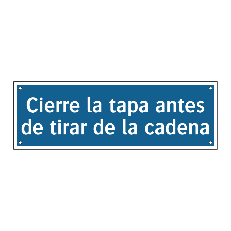 Cierre la tapa antes de tirar de la cadena