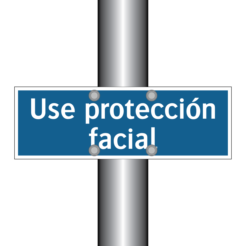 Use protección facial