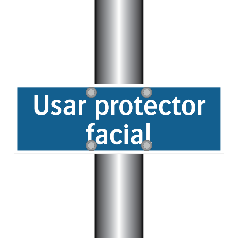 Usar protector facial