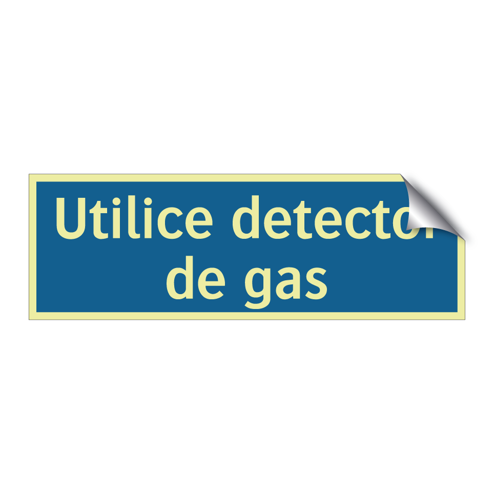 Utilice detector de gas