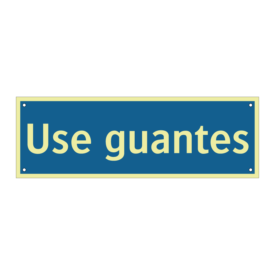 Use guantes