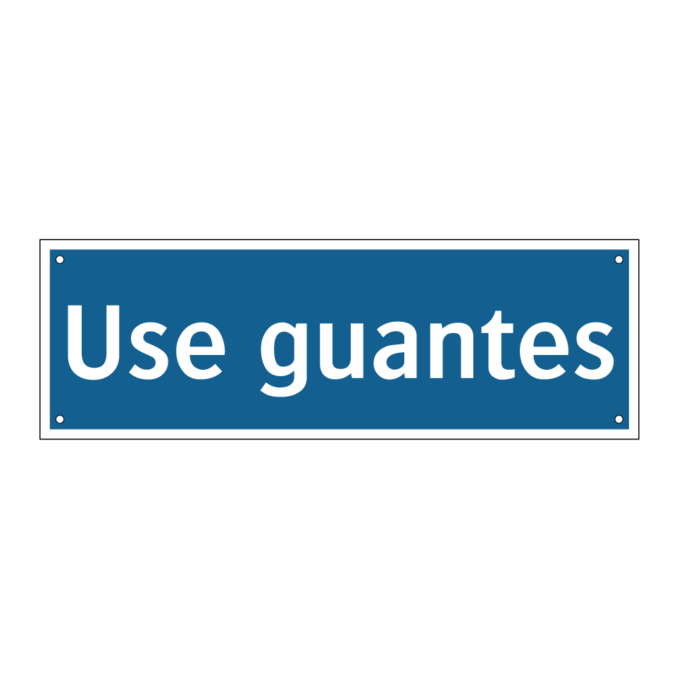 Use guantes