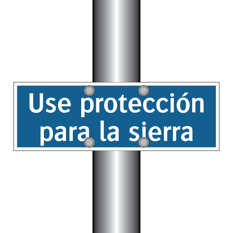 Use protección para la sierra
