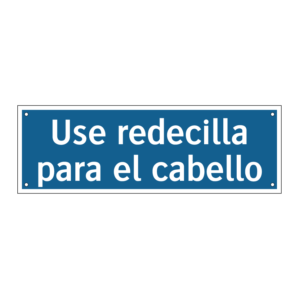 Use redecilla para el cabello