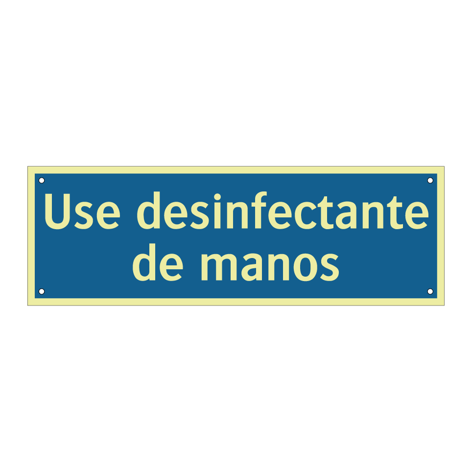 Use desinfectante de manos