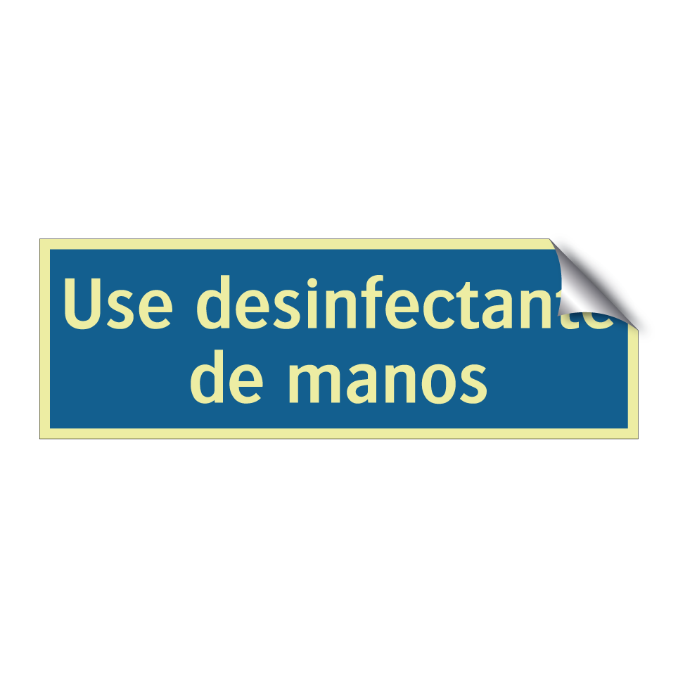 Use desinfectante de manos