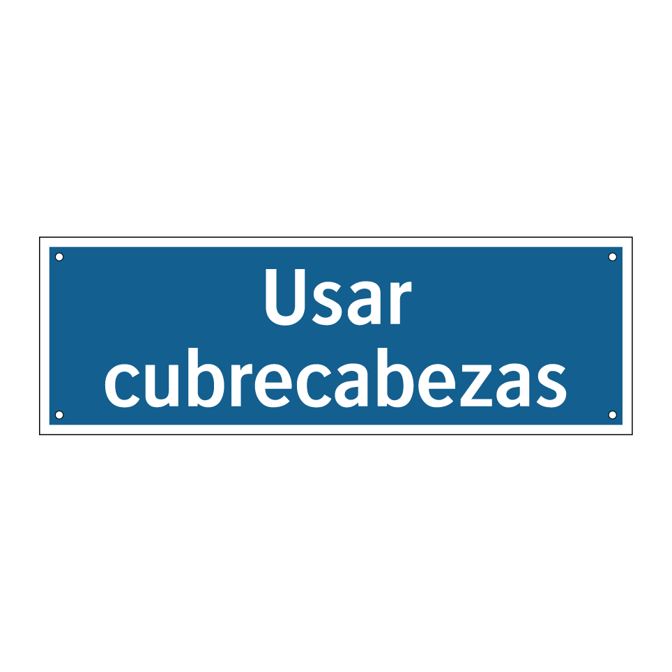 Usar cubrecabezas