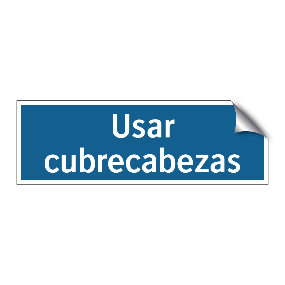 Usar cubrecabezas