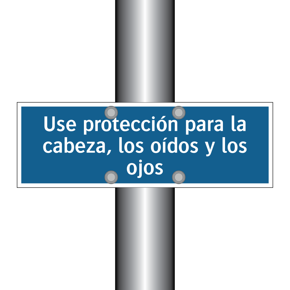 Use protección para la cabeza, los oídos y los ojos