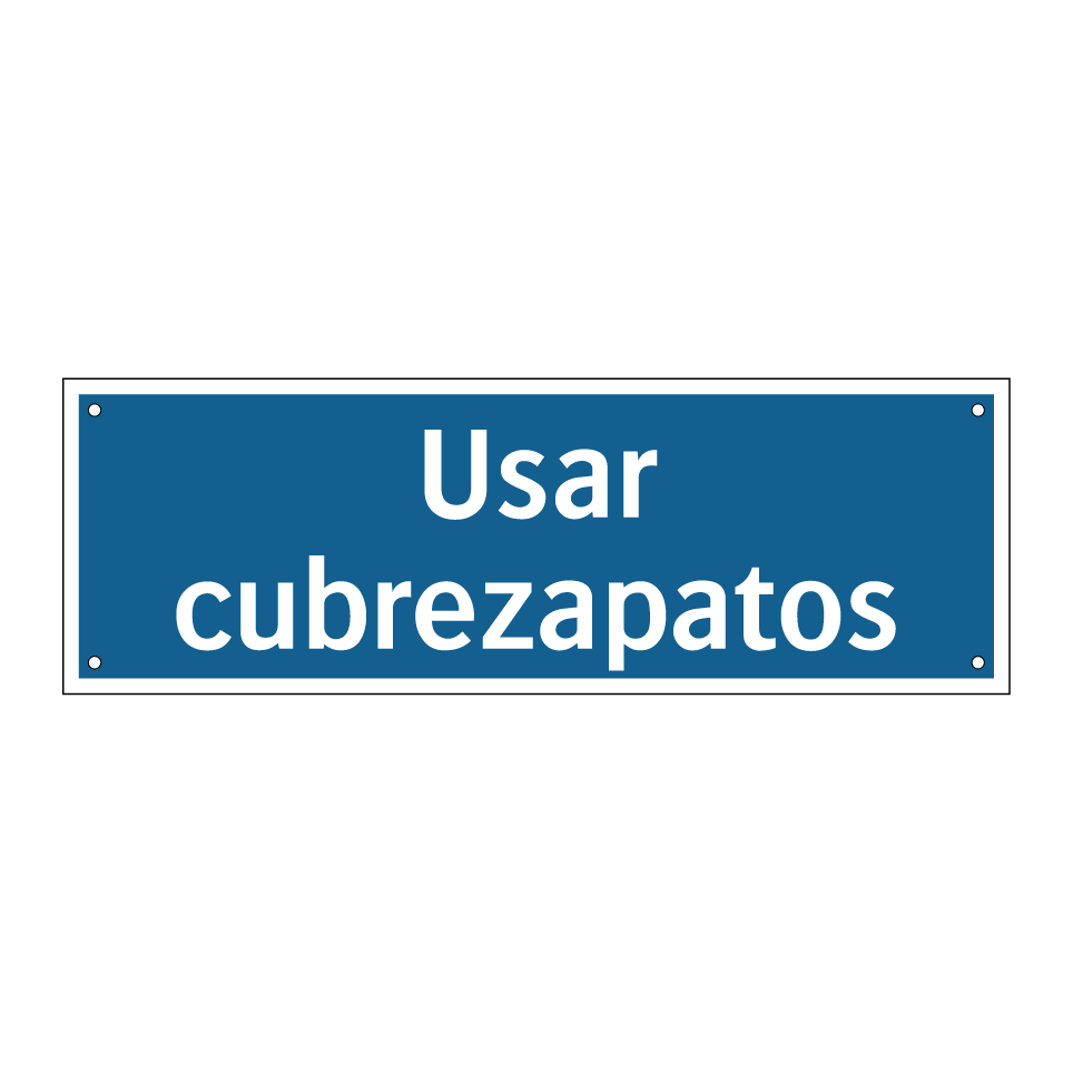 Usar cubrezapatos