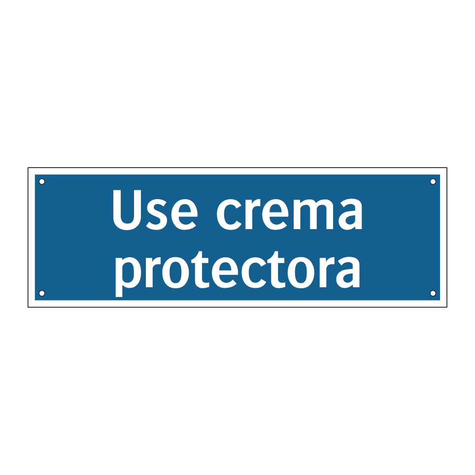 Use crema protectora