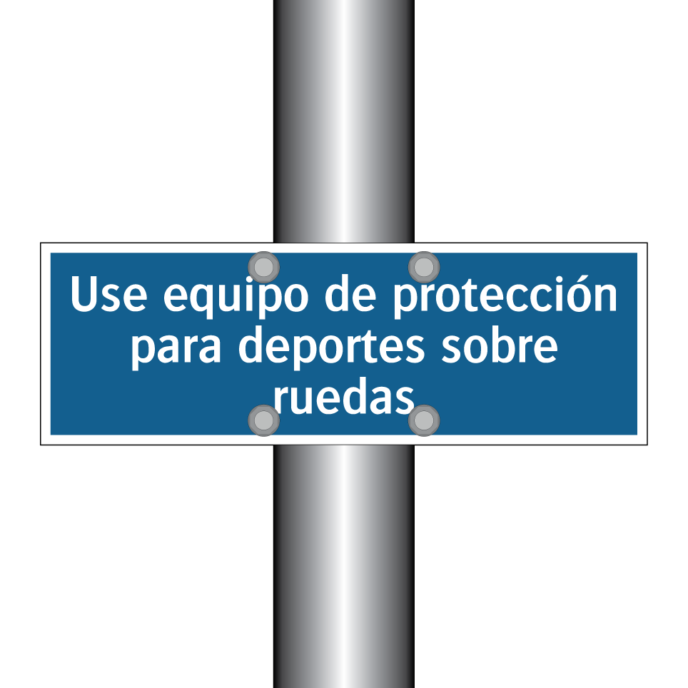 Use equipo de protección para deportes sobre ruedas