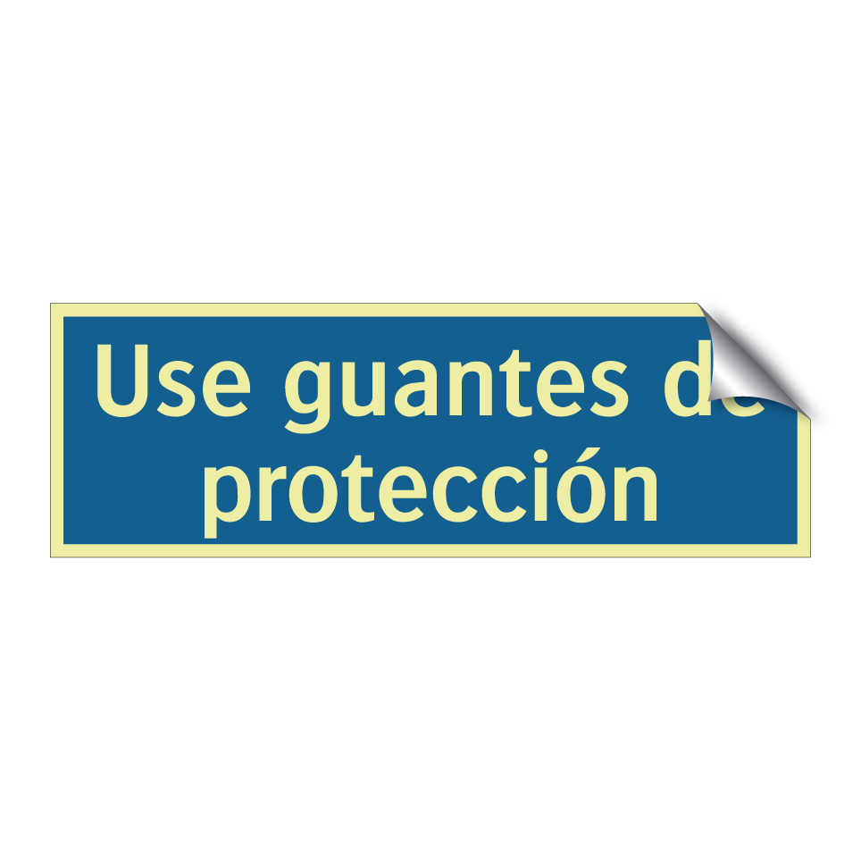 Use guantes de protección