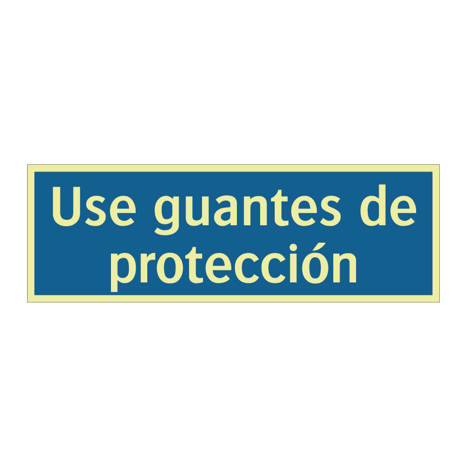 Use guantes de protección