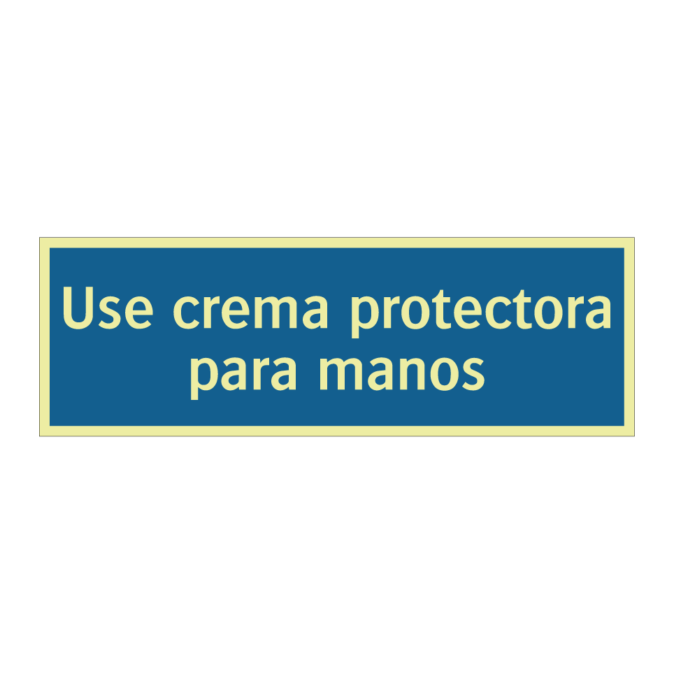Use crema protectora para manos