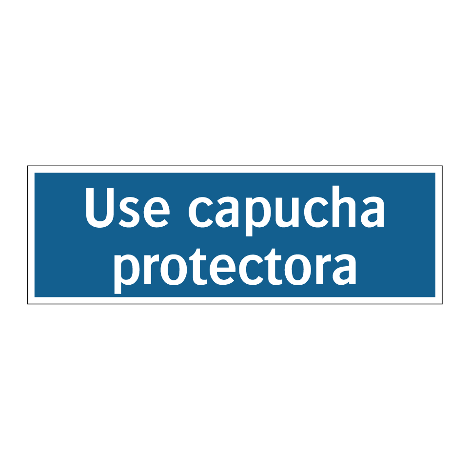 Use capucha protectora