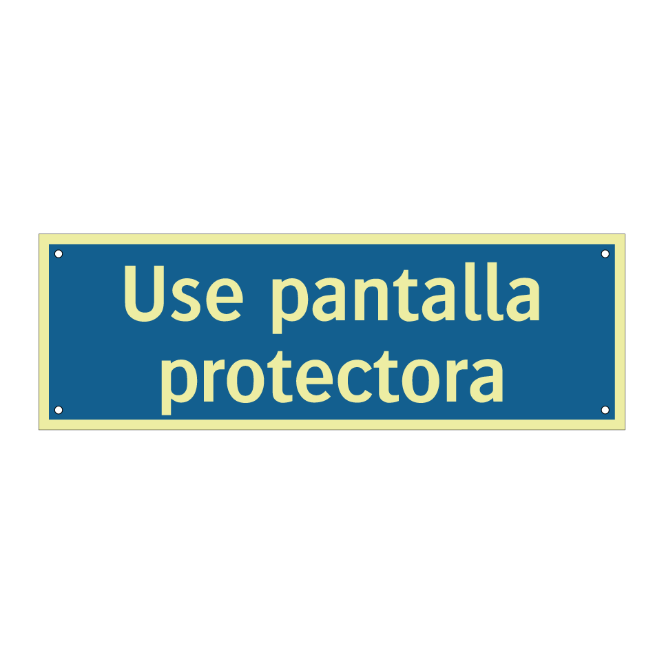 Use pantalla protectora