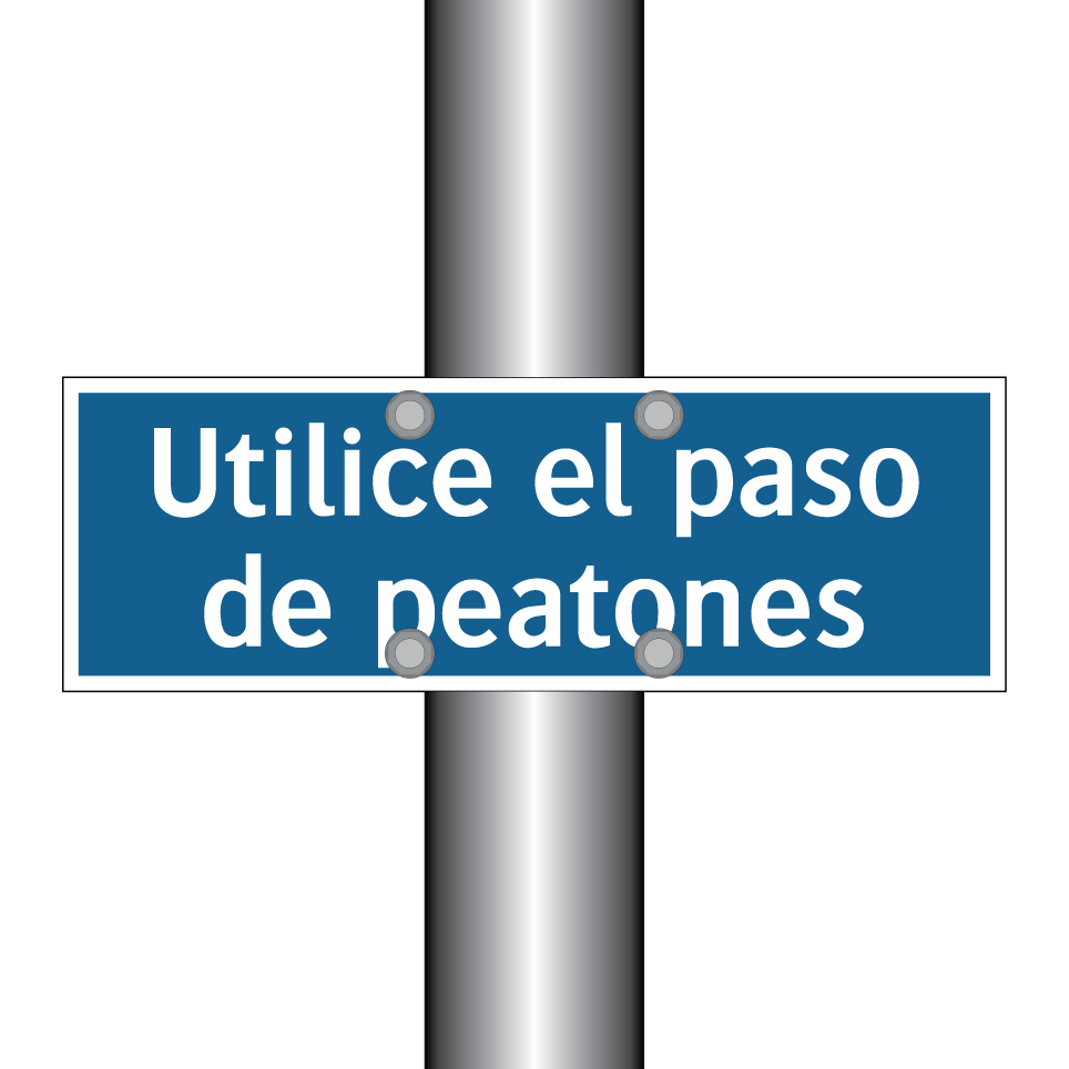 Utilice el paso de peatones