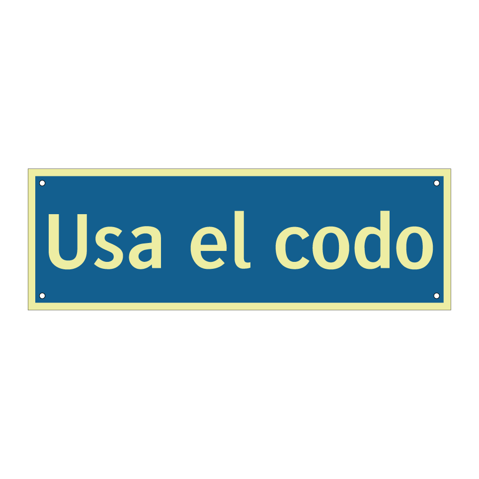 Usa el codo