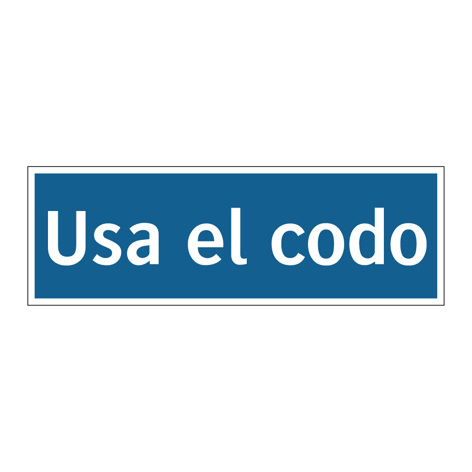 Usa el codo